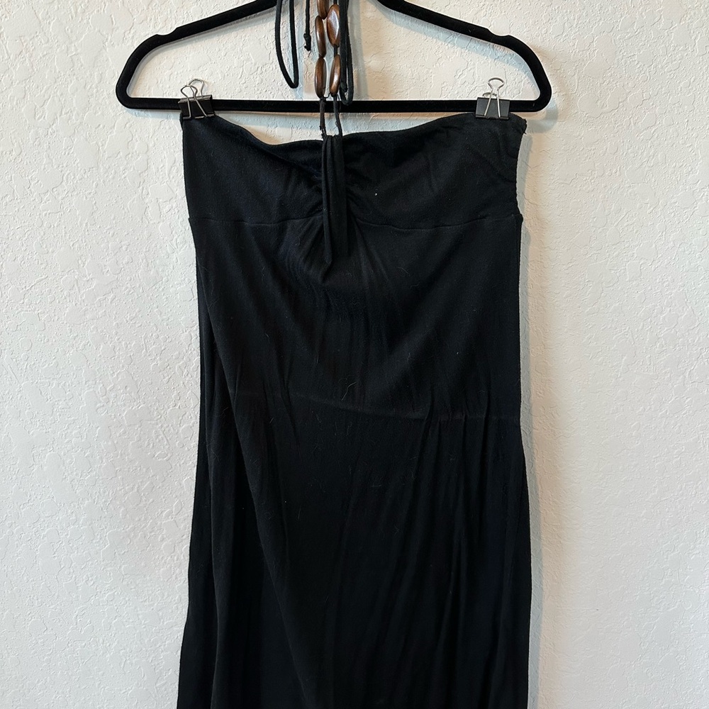 Xhilaration Black Strapless Dress